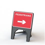 Q Sign Pedestrian Right
